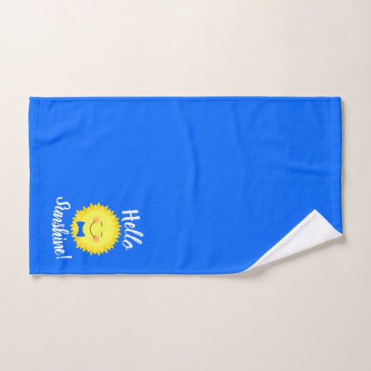 Cute Hello Sunshine (Serviette à main)