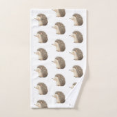 Cute Hérisson en crème Brown (Serviette à main)