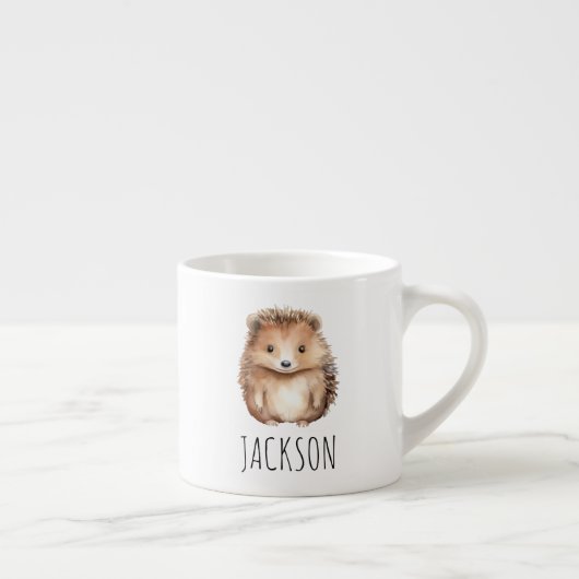 Cute Hérisson Enfants Mini Mug (Droite)