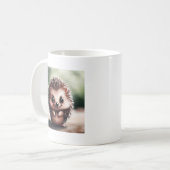 Cute Hérisson Mug - Cute Animal Mugs (Devant gauche)