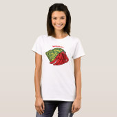 Cute hermit crab cartoon illustration t-shirt (Voorkant volledig)