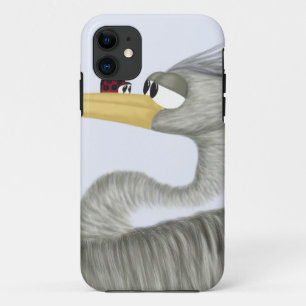 Cute Heron en Ladybug iPhone 11 Hoesje