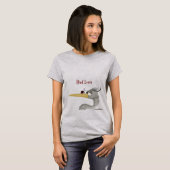 Cute Heron en Ladybug T-shirt (Voorkant volledig)