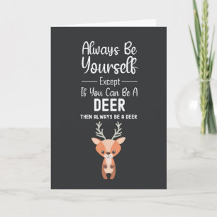 Cute Hert Liefhebber Kaarten Wilde Dieren Bos Grap