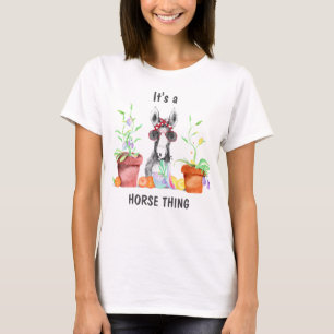 Cute Het is een paarse ding. T-shirt