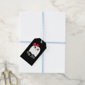 Cute Hey Boo Halloween Design Cadeaulabel (Met Touw)