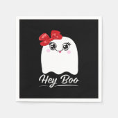 Cute Hey Boo Halloween Design Servet (Voorkant)