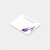 Cute High Hiel Paars Post-it® Notes (Schuin)