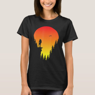 Cute Hiking Sunset Graphic Women Mannen Hike Hiker T-shirt