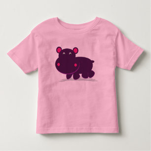 Cute Hippo Kinder Shirts