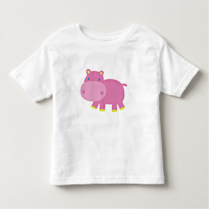 Cute Hippo Kinder Shirts