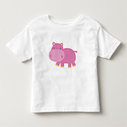 Cute Hippo Kinder Shirts (Voorkant)