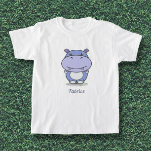 Cute Hippo Kinder T-shirt