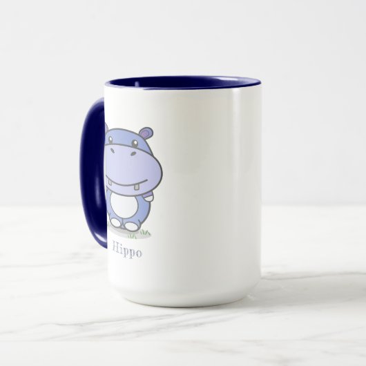 Cute Hippo Mug (Devant gauche)