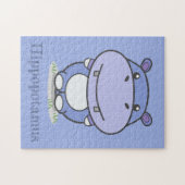 Cute Hippo Puzzle Legpuzzel (Horizontaal)