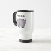 Cute Hippo Reisbeker (Voorkant links)