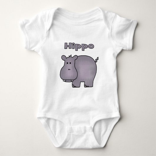 Cute Hippo Romper (Voorkant)