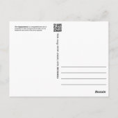 Cute Hippopotamus Briefkaart (Achterkant)