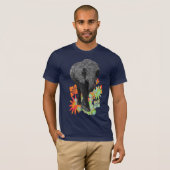 Cute Hippy Elephant t - shirts (Voorkant volledig)