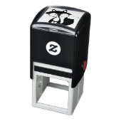 Cute Hipster Fox Zelfinktende Stempel (Product)