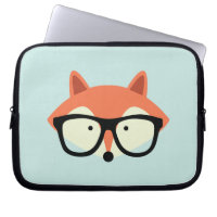 Cute Hipster Red Fox