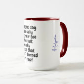 Cute histoire Mug | Parfois, Les Bonnes Mères Dise (Devant droit)