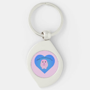 Cute Hoggy Valentijnsdag Sleutelhanger