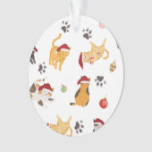 Cute Holiday Cat Pattern (devant)