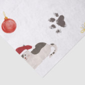 Cute Holiday Cat Pattern Tissuepapier (Detail)