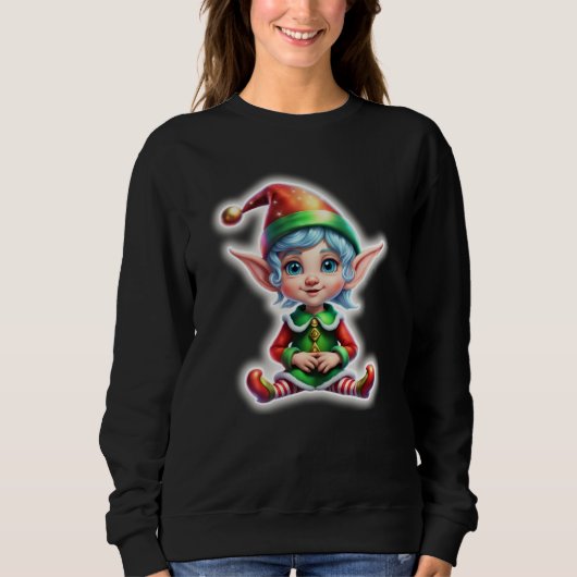 Cute Holiday Elf Trui (Voorkant)