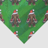 Cute Holiday Mastodon Tissue Paper Tissuepapier (Detail)