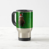Cute Holiday Mastodon Travel Mug (Devant gauche)