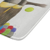 Cute Holiday Owl Snijplank (Hoek)