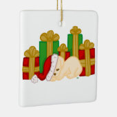 Cute Holiday Puppy Ornament (Rechts)