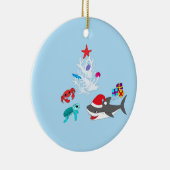 Cute Holiday Shark Ornament (Rechts)