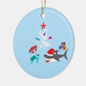 Cute Holiday Shark Ornament (Links)