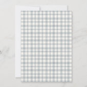 Cute Holy Cow Farm Foliing Grossesse Faire-part (Dos)