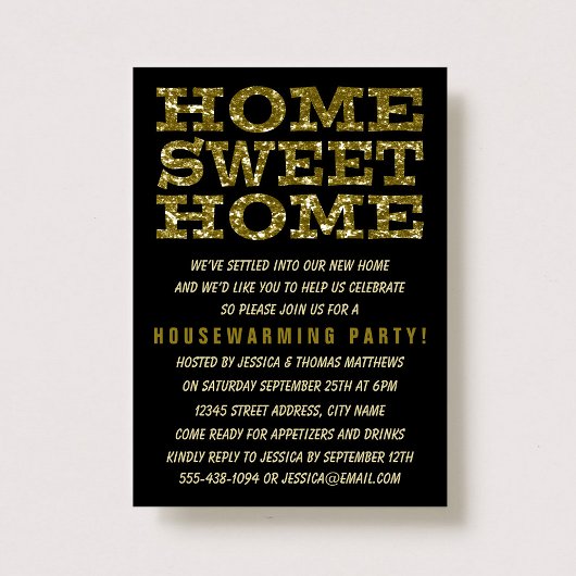 Cute Home Sweet Home Accueil Ménage Invitations