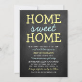 Cute Home Sweet Home Accueil Ménage Invitations (Devant)