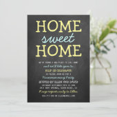 Cute Home Sweet Home Accueil Ménage Invitations (Debout devant)