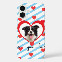 Cute Hond Lieverd Stevig Telefoonhoesje – Ik + Jij