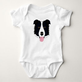 Cute hond ontwerp. baby bodysuit