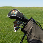 Cute Hond Paint Splash Vector Kunst_1 Golfheadcover (Insitu)