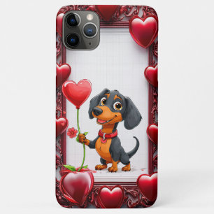Cute Hondenliefde Valentijnsdag Hond Cadeau iPhone 11 Pro Max Hoesje