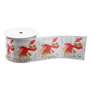 Cute Hondenliefhebber Holiday Rough Collie Kerstmi Lint