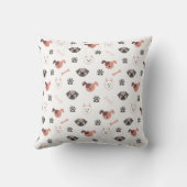 Cute Hondenliefhebber Kussen (Achterkant)