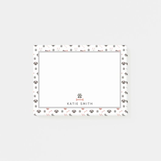 Cute Hondenras Post-it® Notes (Voorkant)
