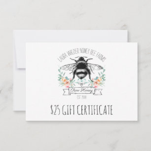 Cute Honey Bee Apiary Bijker Cadeau Cadeau Certifi
