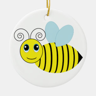 Cute Honey Bee Keramisch Ornament