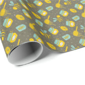 Cute Honey Bee Pattern Gift Cadeaupapier (Rol Hoek)